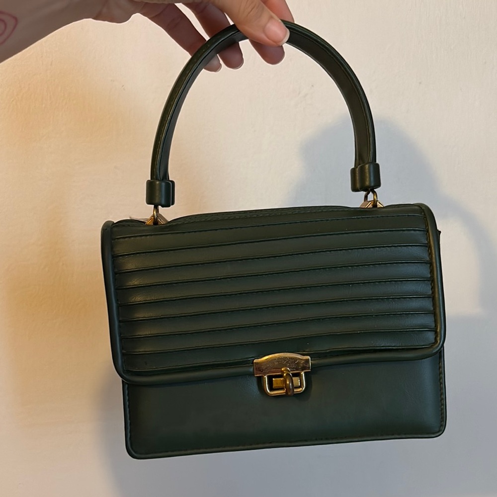hunter green bag